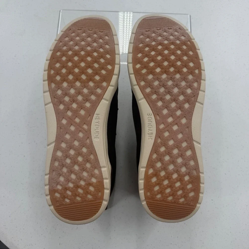 Hey Dude Wally Mid Gripr Classic Mole Brown Mens Shoes 42051-2IV Size 10
